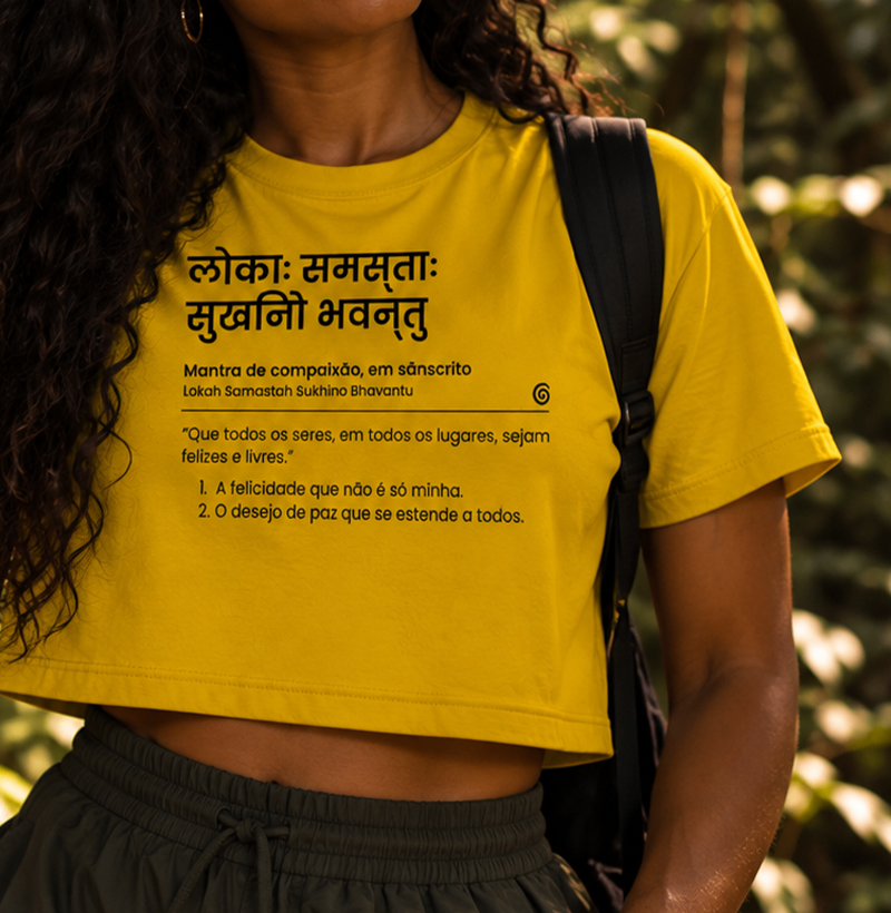 Cropped - Lokah Samastah Sukhino Bhavantu - Imagem 2