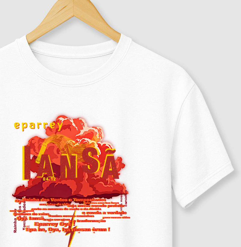 camiseta IANSÃ oração masculina - Imagem 4