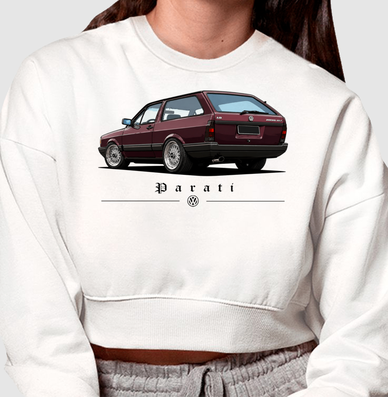 Moletom cropped feminino Parati - Imagem 2