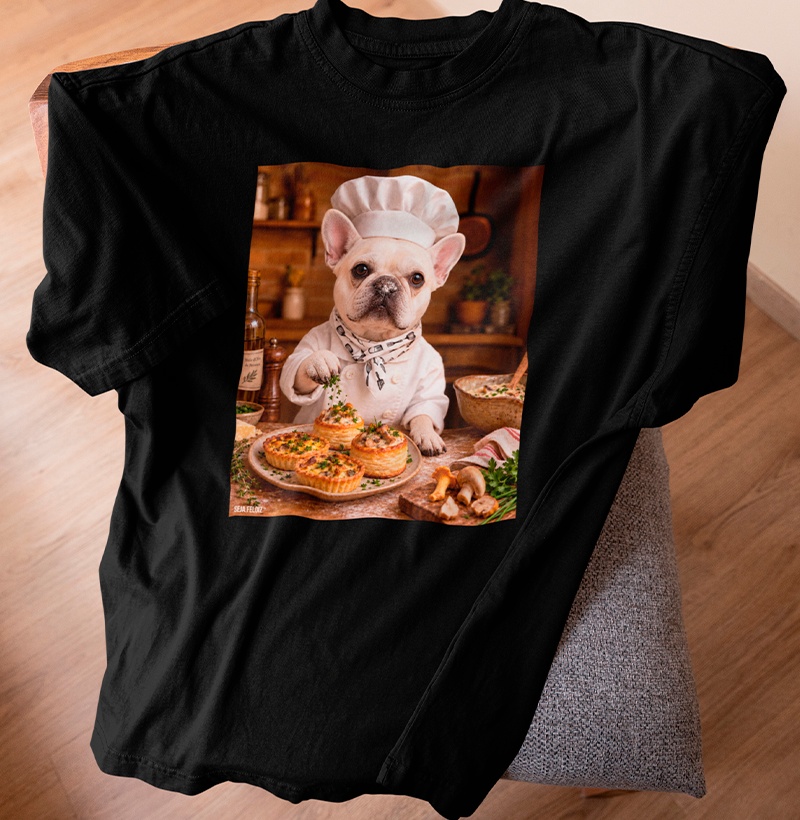 Frenchie Chef à Française 🇫🇷🐾Branco - Imagem 4