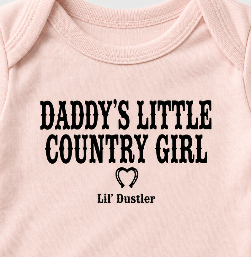 Daddy’s Little Country Girl Lil’ Dustler 100% Algodão - Imagem 3
