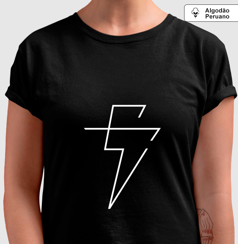 Camiseta Algodão Peruano Oficial Eloy Casagrande #03 - Preta Manga Curta - Imagem 2
