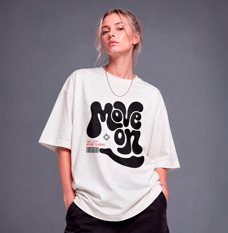 Camiseta Oversized - MOVE ON - Imagem 2