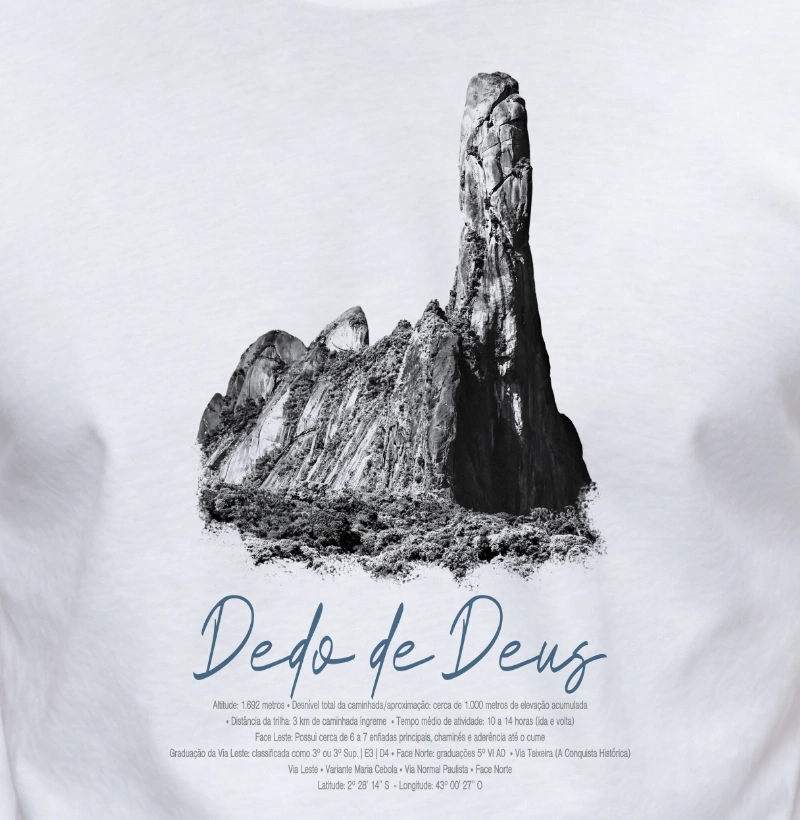 Camiseta Clássicos do Brasil | Dedo de Deus - Imagem 2
