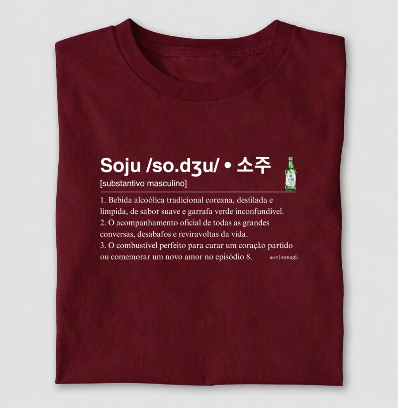 Camiseta Soju definição de dicionário - Imagem 3