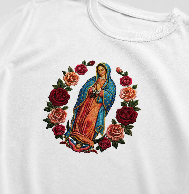 Nossa Senhora de Guadalupe - Floral Cores Vivas - Imagem 3