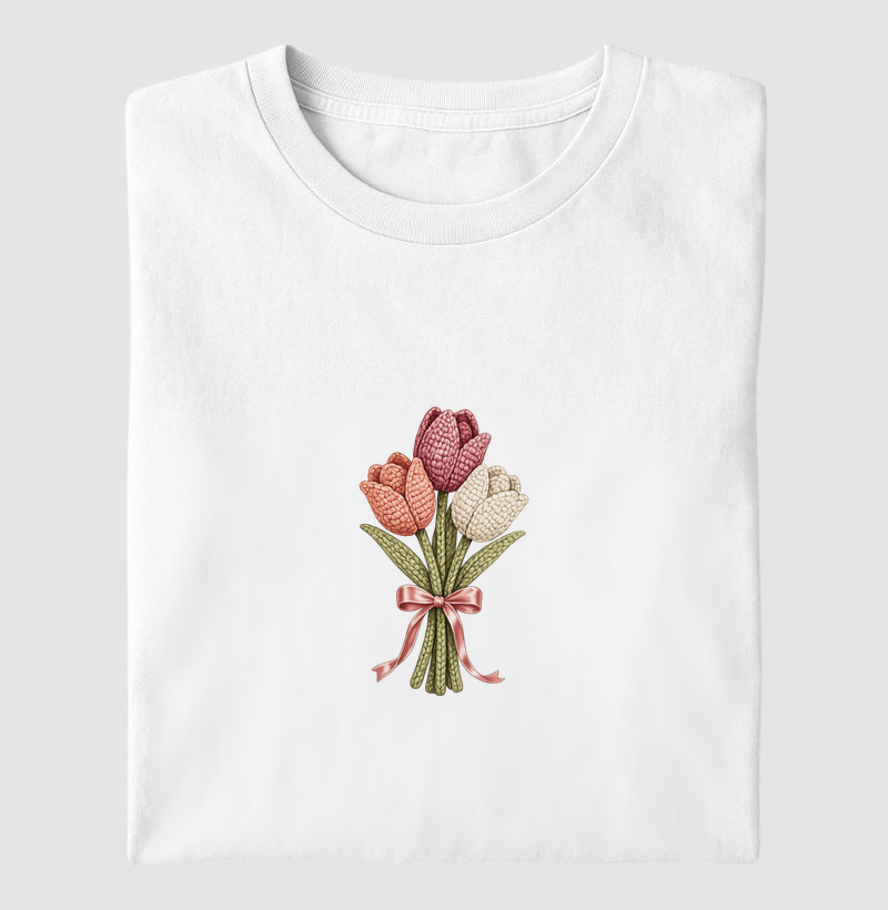 Buquê de Tulipas em Crochê - Imagem 2