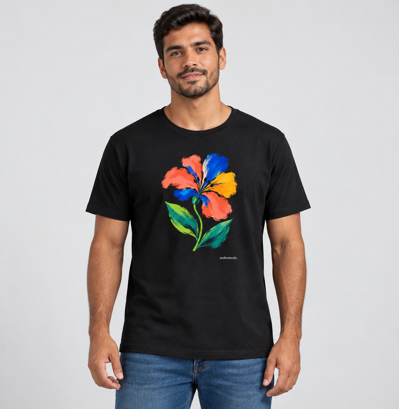 Camiseta Flor Gestual  - Imagem 3