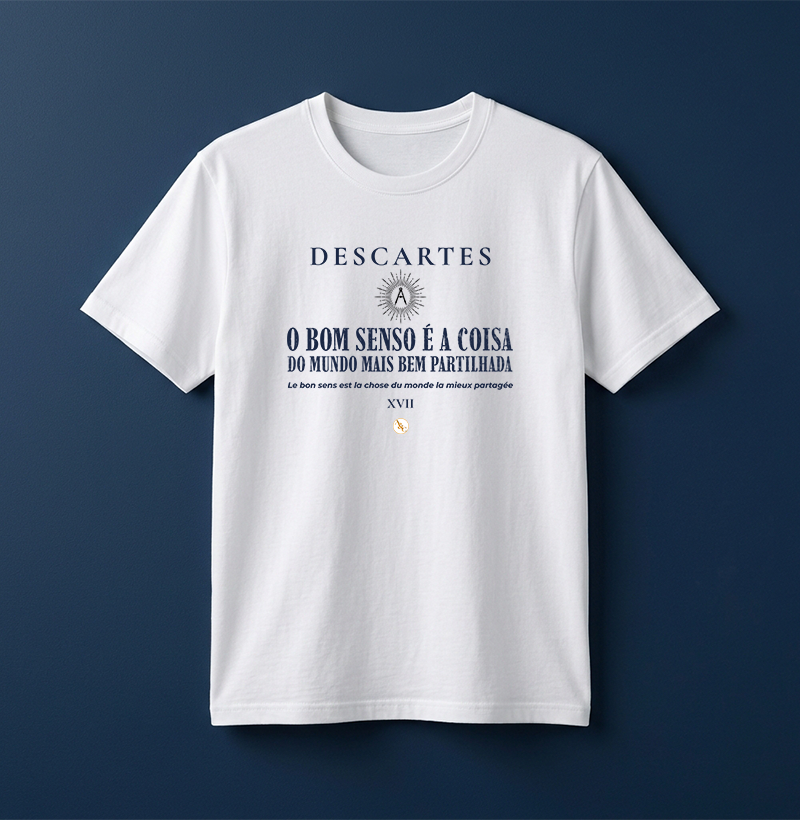 Camiseta O Bom Senso | Descartes & Discurso do Método - Imagem 4