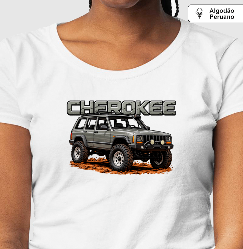 Camiseta em algodão peruano Cherokee - Imagem 3