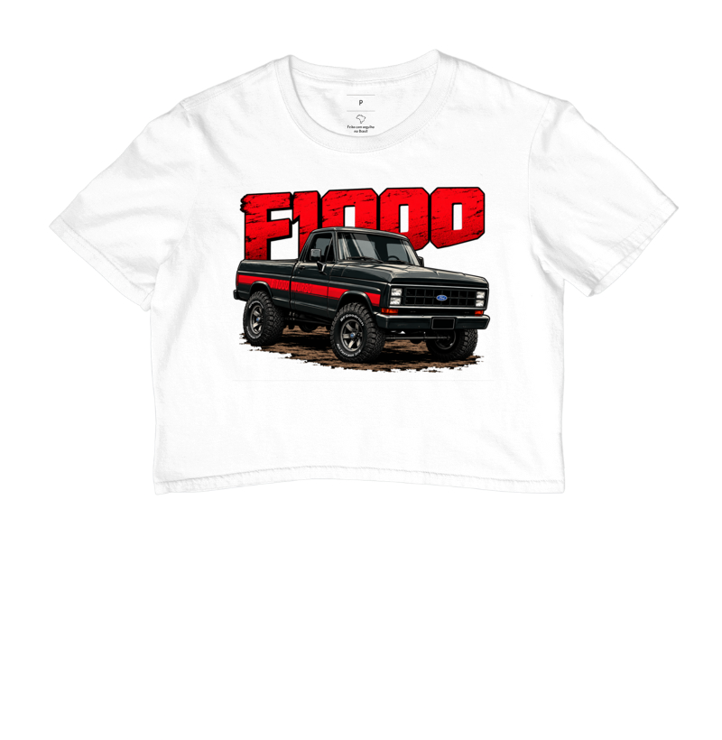Camiseta cropped feminina F1000 - Imagem 4