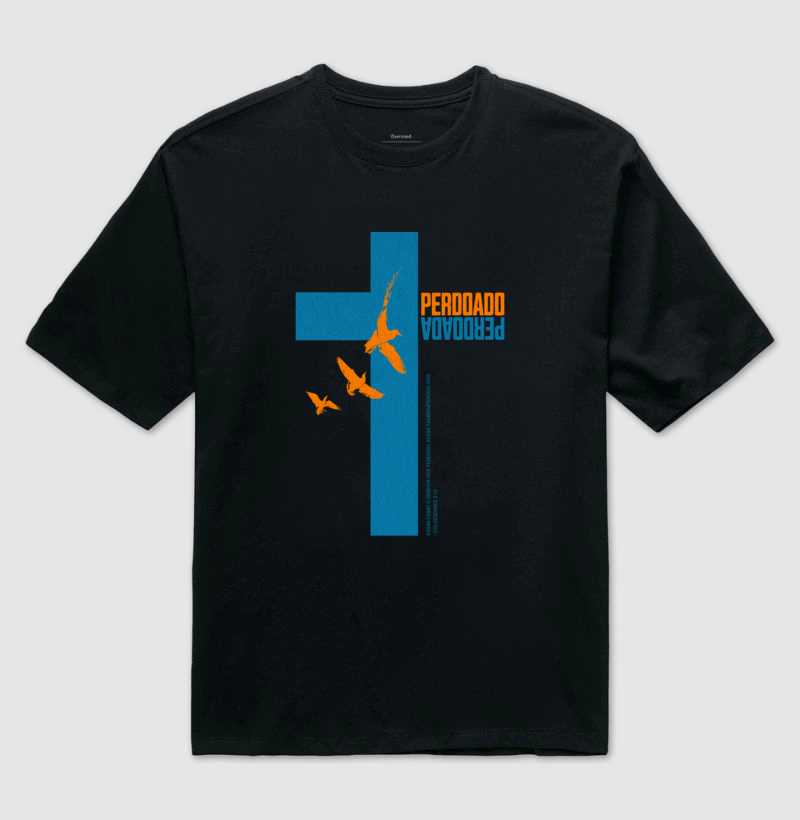 Perdoado — Camiseta Oversized - Imagem 2