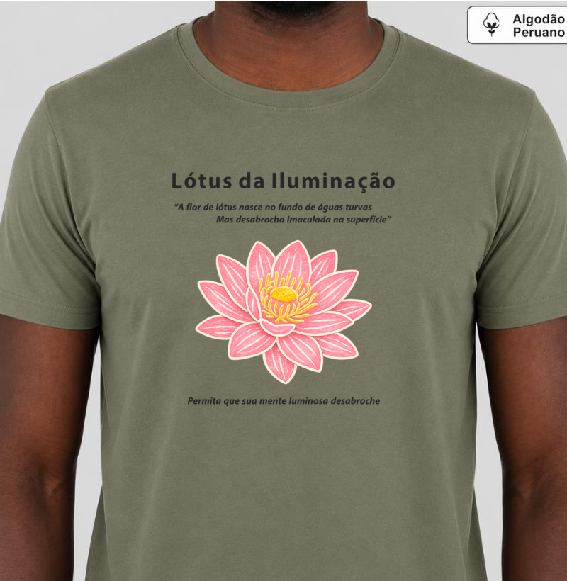 Flor de Lótus • Iluminação (algodão peruano) - Imagem 4