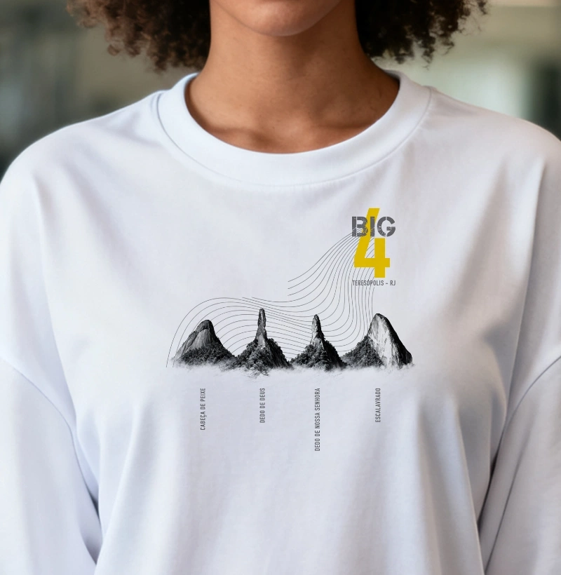 Camiseta Oversized Clássicos do Brasil | Big 4 Serra dos Órgãos - Imagem 2