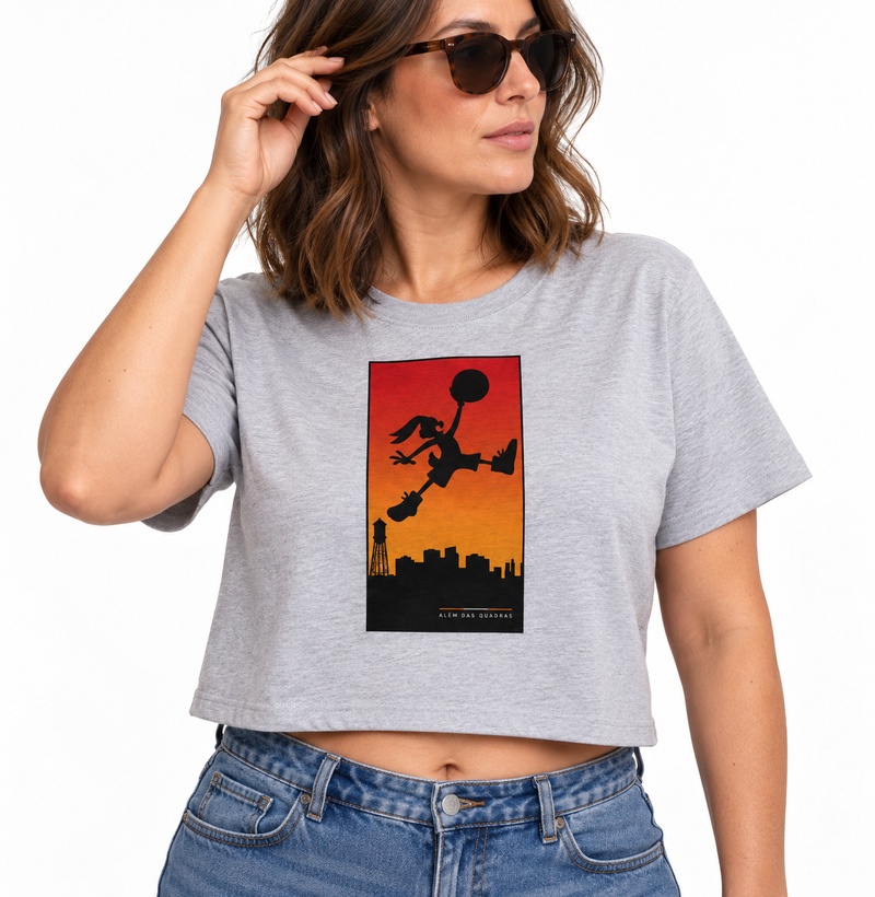 Cropped Sunset Dunk — Basquete & Atitude | ADQ - Imagem 3