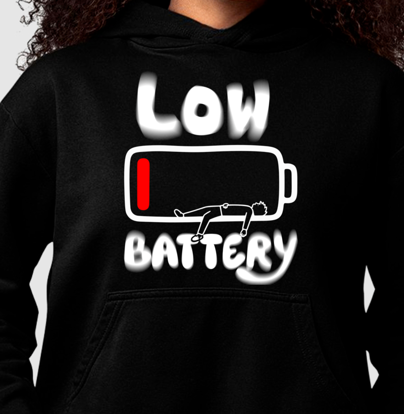 Moletom - LOW BATTERY - Imagem 3