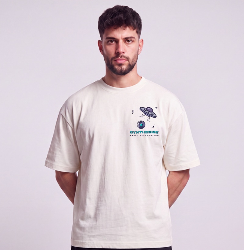 MUSIC EXPLORATION — Camiseta Oversized - Imagem 3