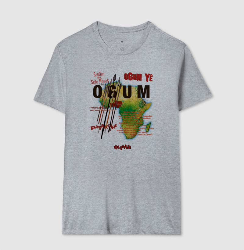 camiseta OGUM oração masculina - Imagem 4