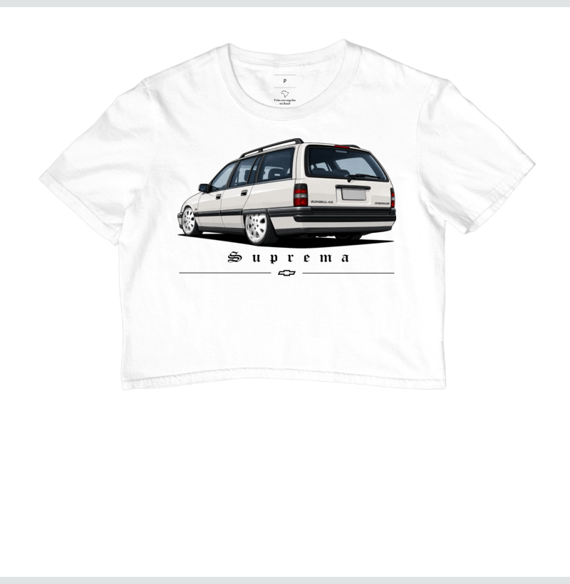 Camiseta cropped feminina Ômega Suprema - Imagem 3