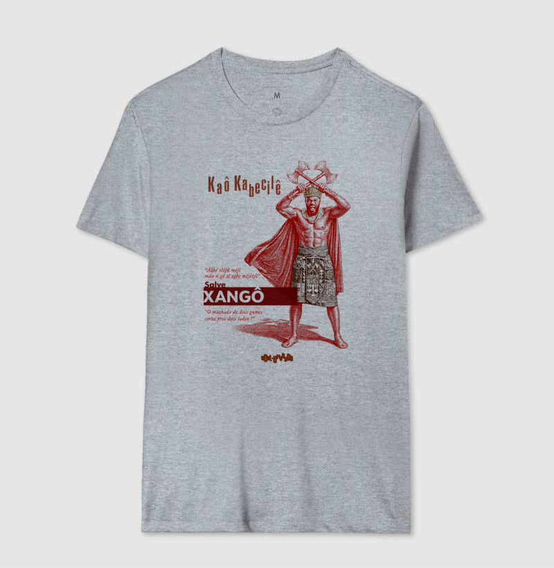 camiseta XANGÔ iorubá masculina - Imagem 4