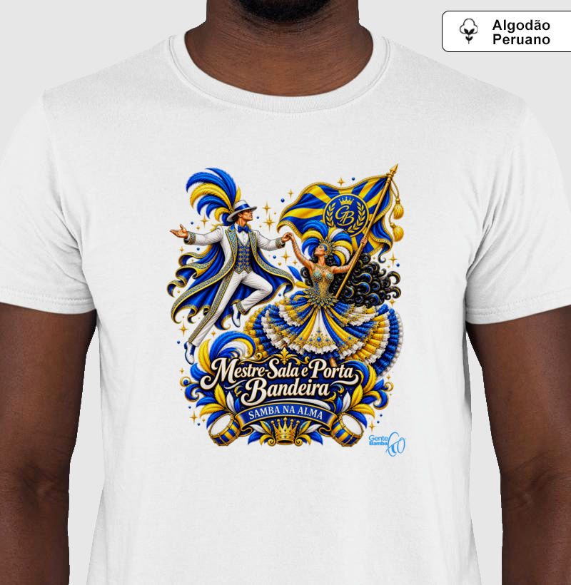 Gente Bamba - Porta bandeira Azul e branco - Imagem 4
