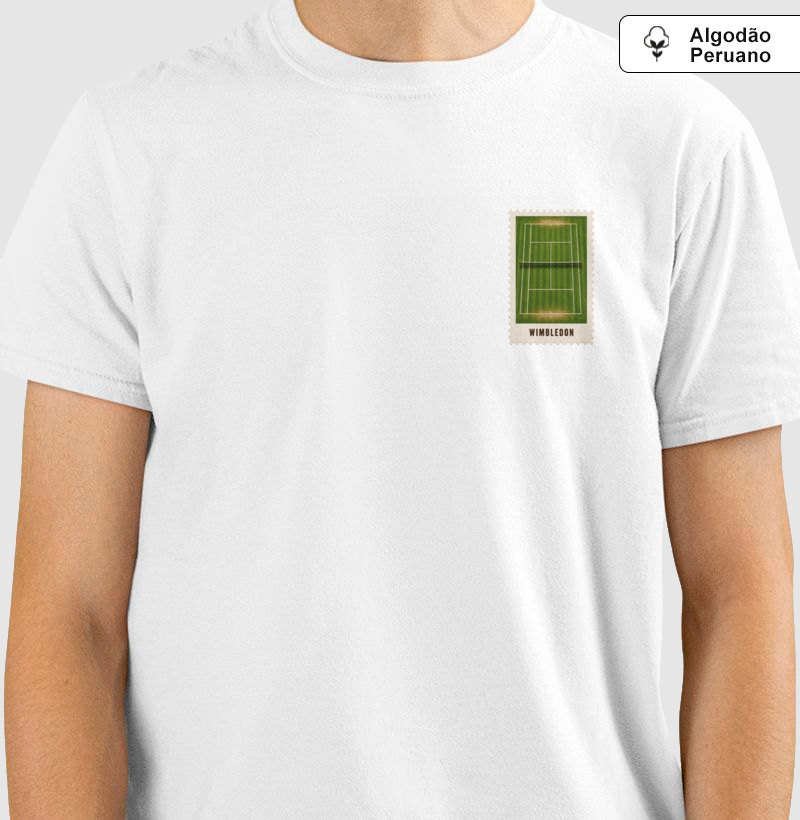 Camiseta Peruano Selo Wimbledon (masculino e feminino) - Imagem 4