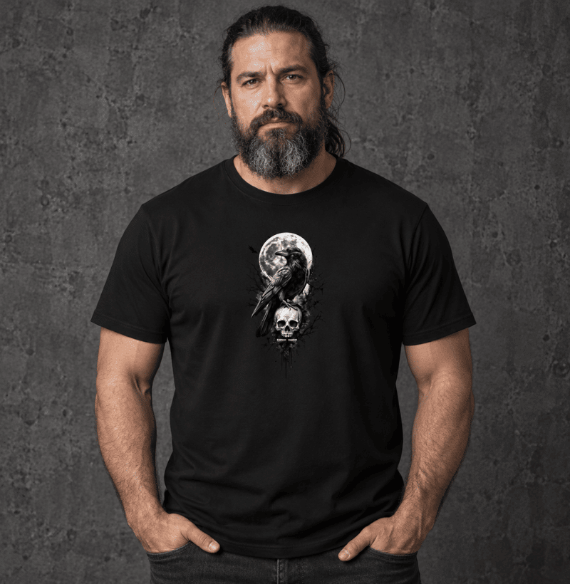 Huginn Caveira Lua Cheia - Imagem 2