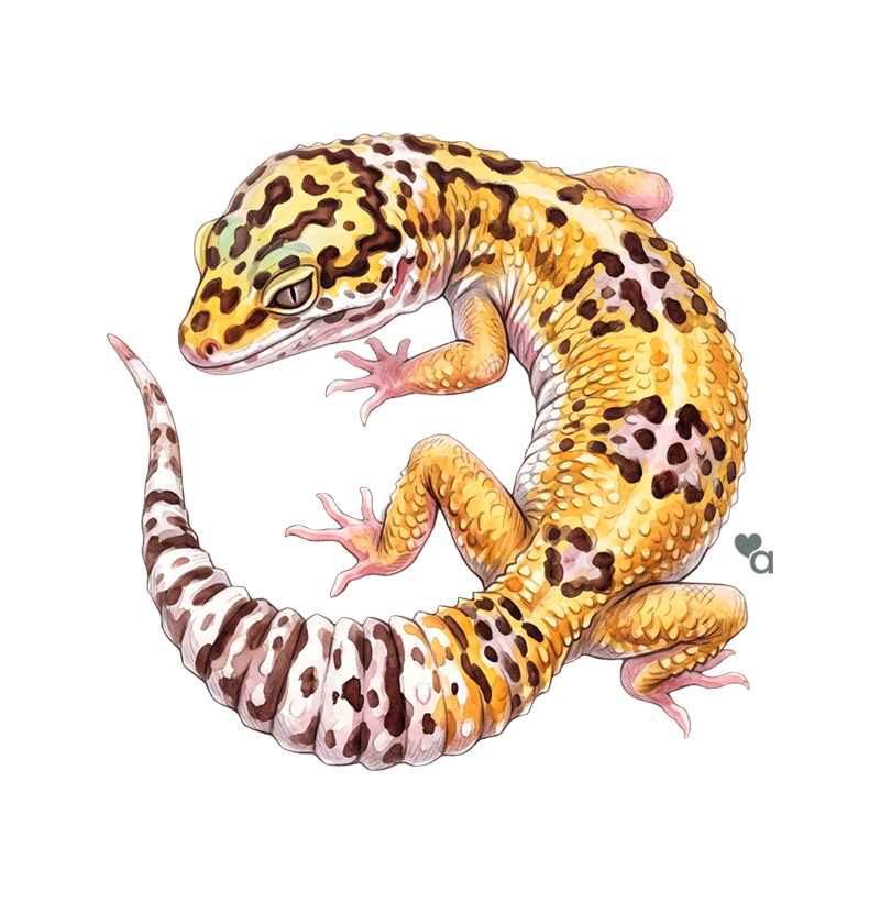 Répteis - Mini - Gecko Leopardo - Imagem 2
