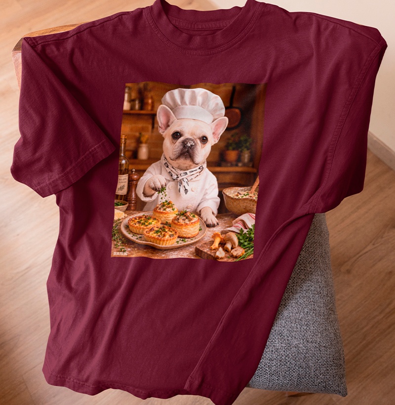 Frenchie Chef à Française 🇫🇷🐾Branco - Imagem 3