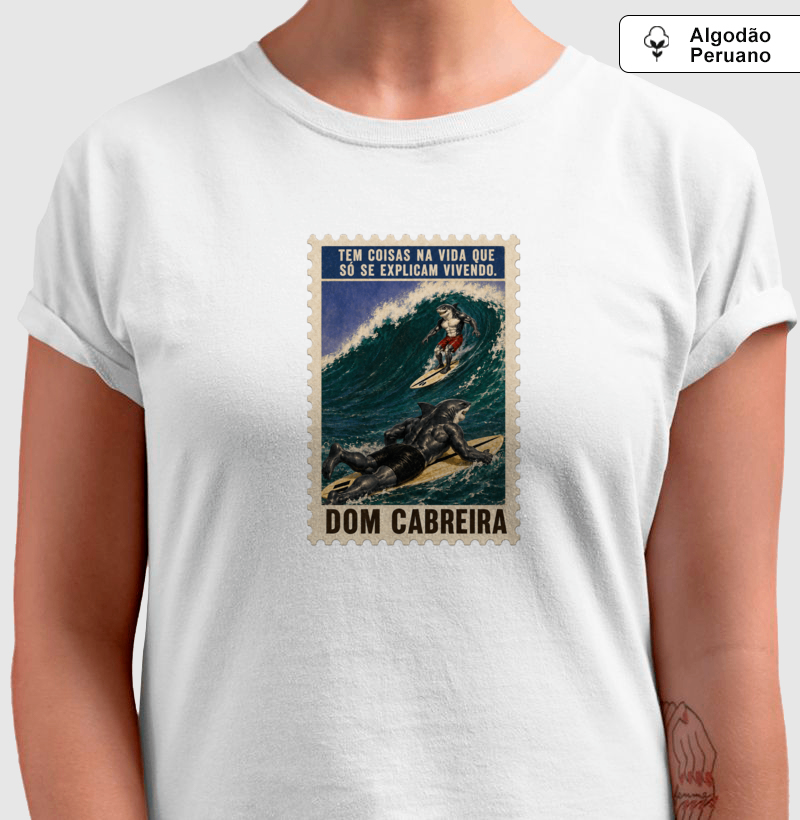 Camiseta Peruano Selo Vivendo a Vida do Surfe (feminina) - Imagem 2