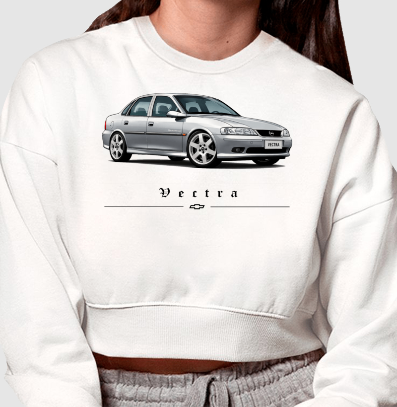 Moletom cropped feminino Vectra - Imagem 2