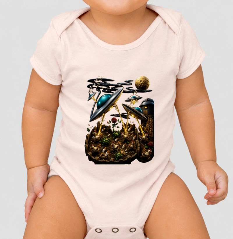 Body Infantil Invasão no Galinheiro - Imagem 4