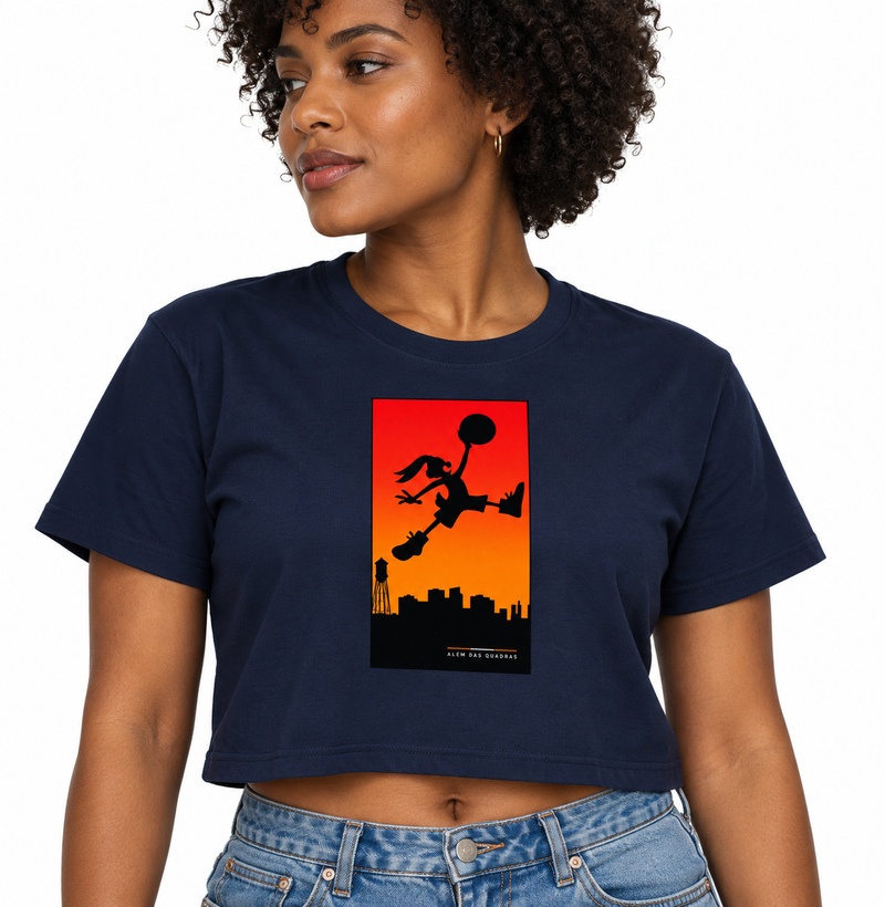 Cropped Sunset Dunk — Basquete & Atitude | ADQ - Imagem 2