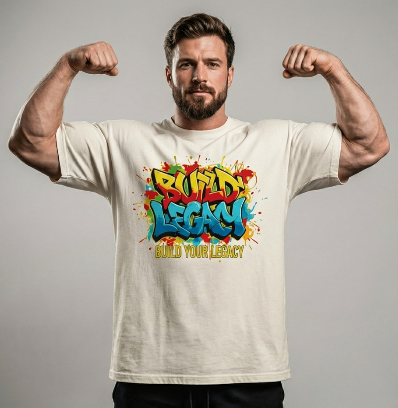 Camiseta Oversized Build Your Legacy (faça o seu legado) - Imagem 2
