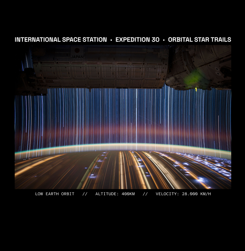 Star Trails ISS (Coleção Infinito) - Imagem 2