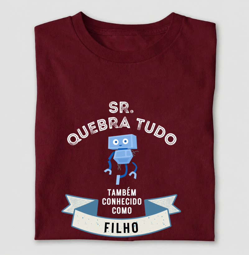 Camiseta Infantil Sr. Quebra Tudo - Filho - Imagem 5