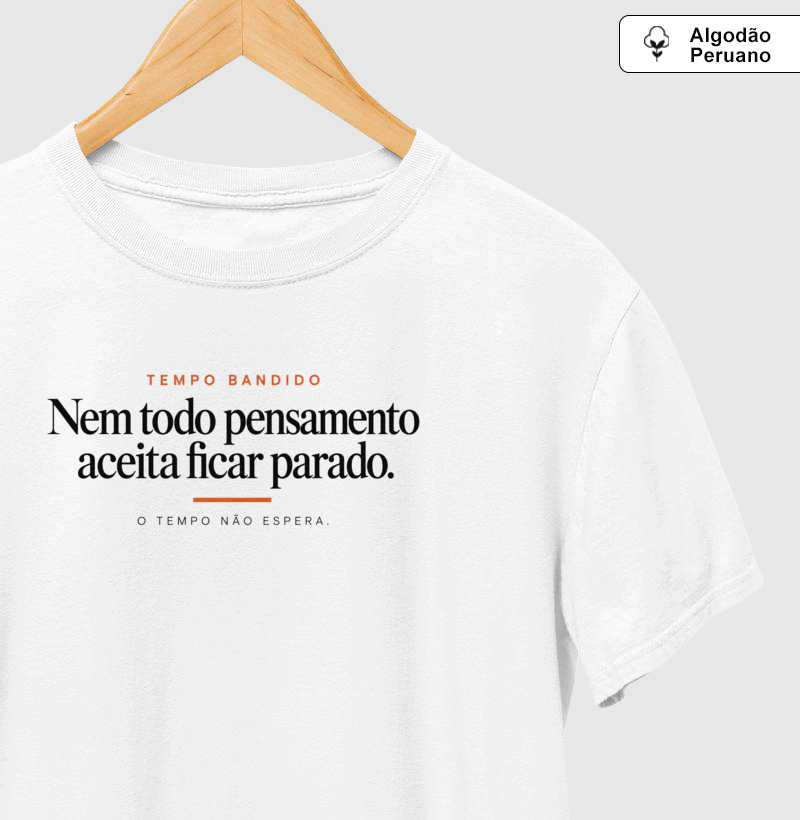 Camiseta Tempo Bandido Em Algodão Peruano - Imagem 2