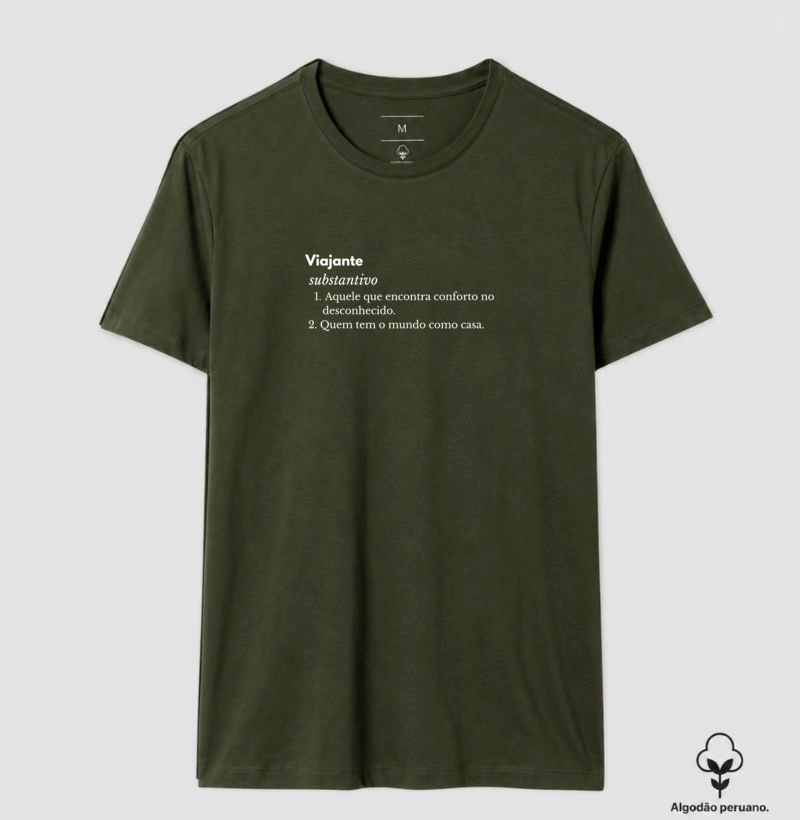 Camiseta Algodão Peruano | Viajante - Substantivo - Imagem 3