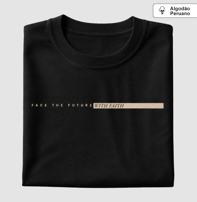 Camiseta Cristã Face the Future - Imagem 2