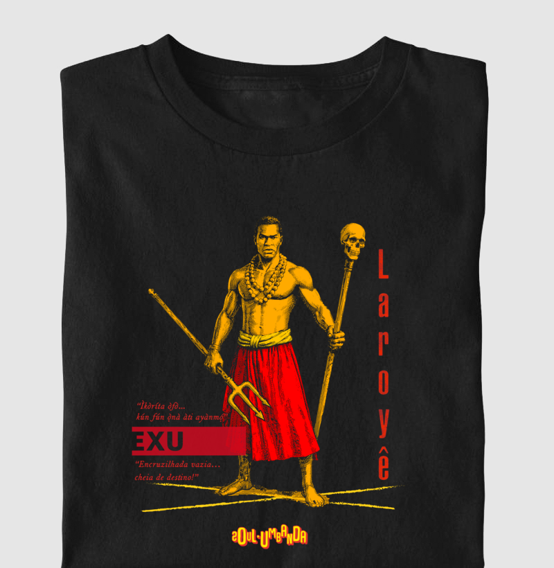 camiseta EXU iorubá masculina - Imagem 3