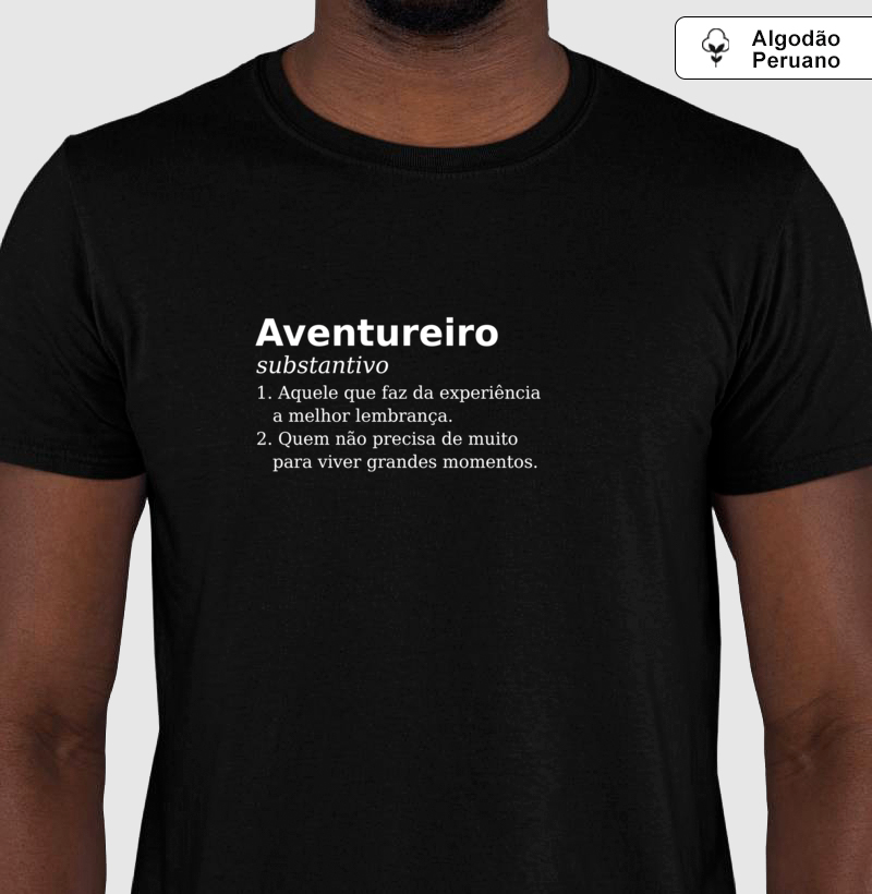 Camiseta Algodão Peruano | Aventureiro - Imagem 2