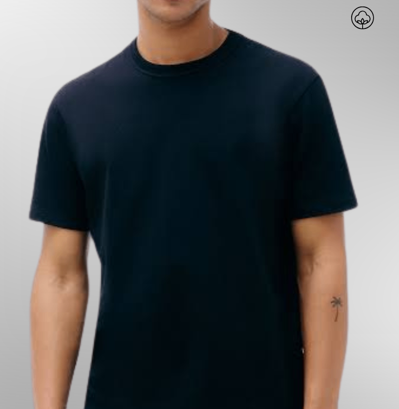 Camiseta Algodão peruano lisa unissex  - Imagem 2