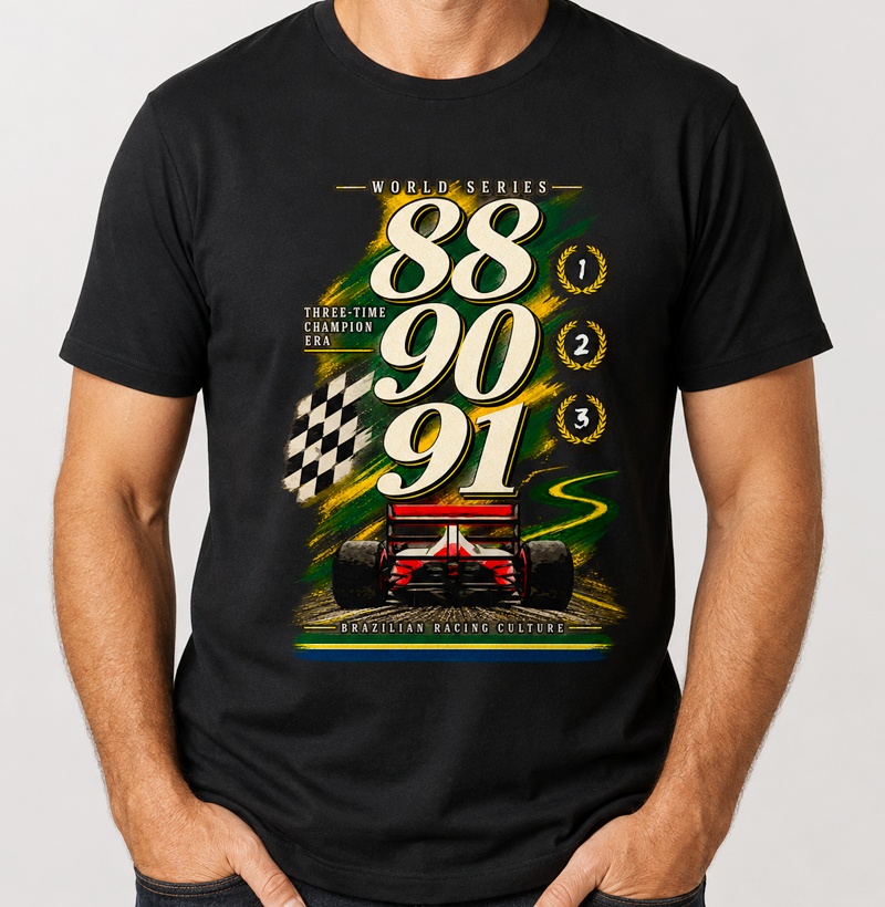 88-90-91 inspirada em Ayrton Senna - Imagem 3