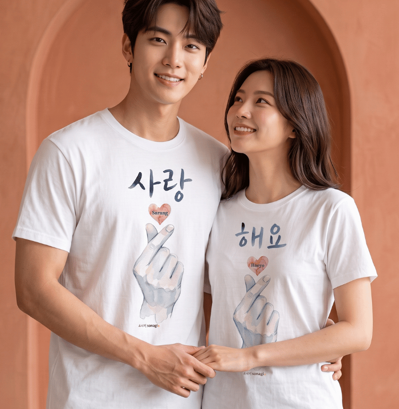 Heayo -  해요 forma "Saranghaeyo" - "eu te amo com a masculina - Imagem 2