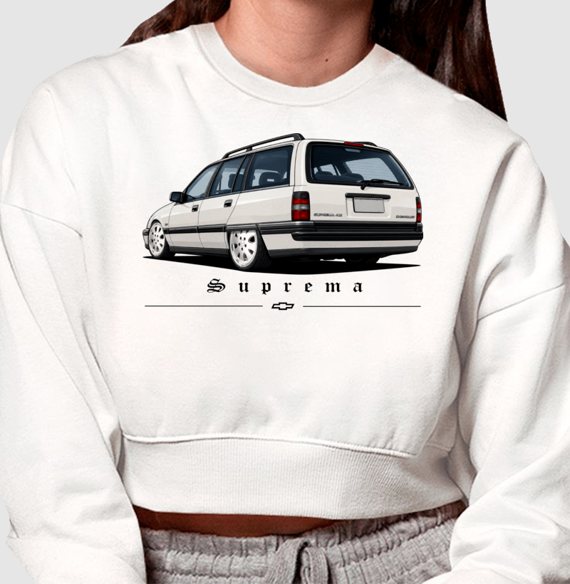 Moletom cropped feminino Ômega Suprema - Imagem 2