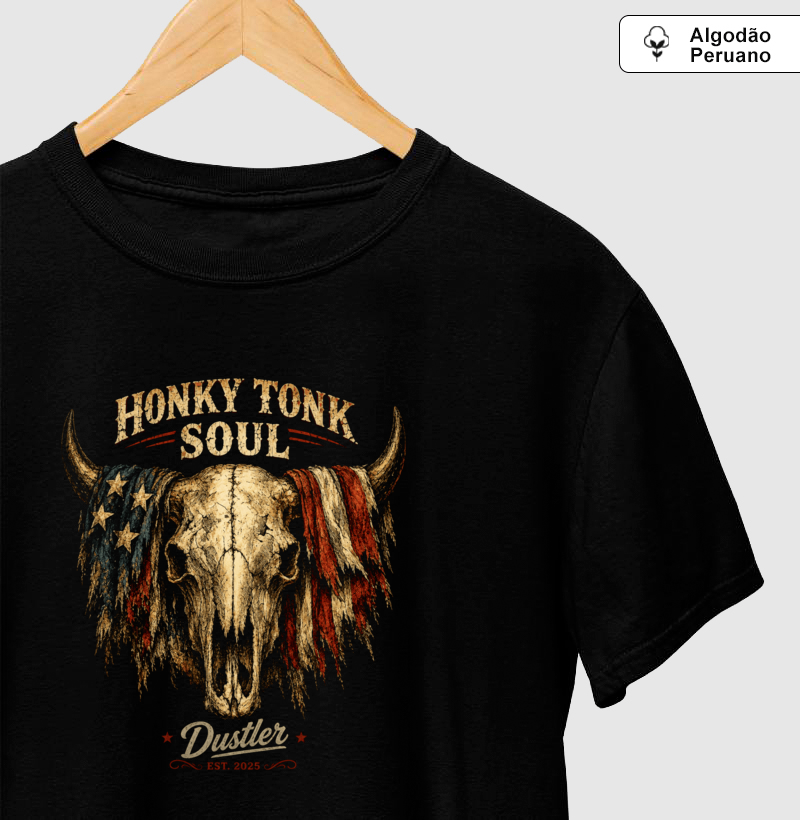 Camiseta Country Masculina Honky Tonk Soul Dustler South Co. - Imagem 2