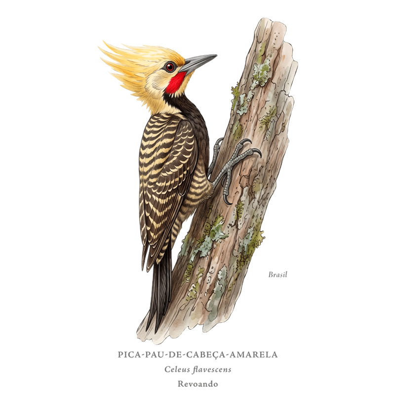 Naturalistas - Pica-pau-de-cabeça-amarela - Infantil - Imagem 2