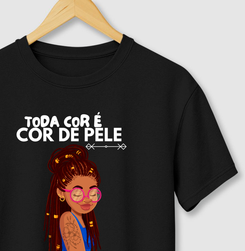 Camiseta Toda Cor é Cor de Pele - Imagem 3