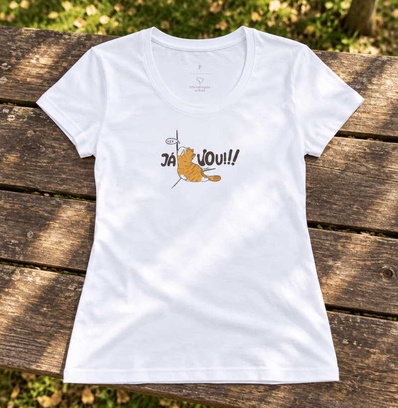 Camiseta Gato Preguiça - Imagem 3