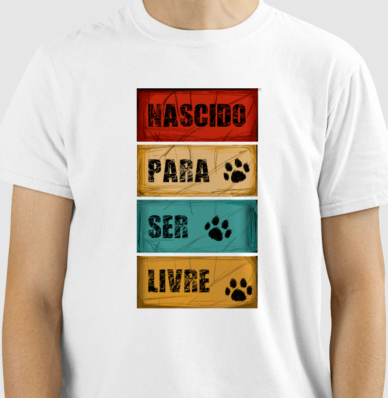 Camiseta Nascido para Ser Livre - Imagem 2